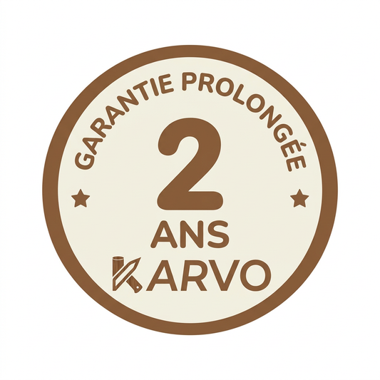 Garantie prolongée : 2 ans