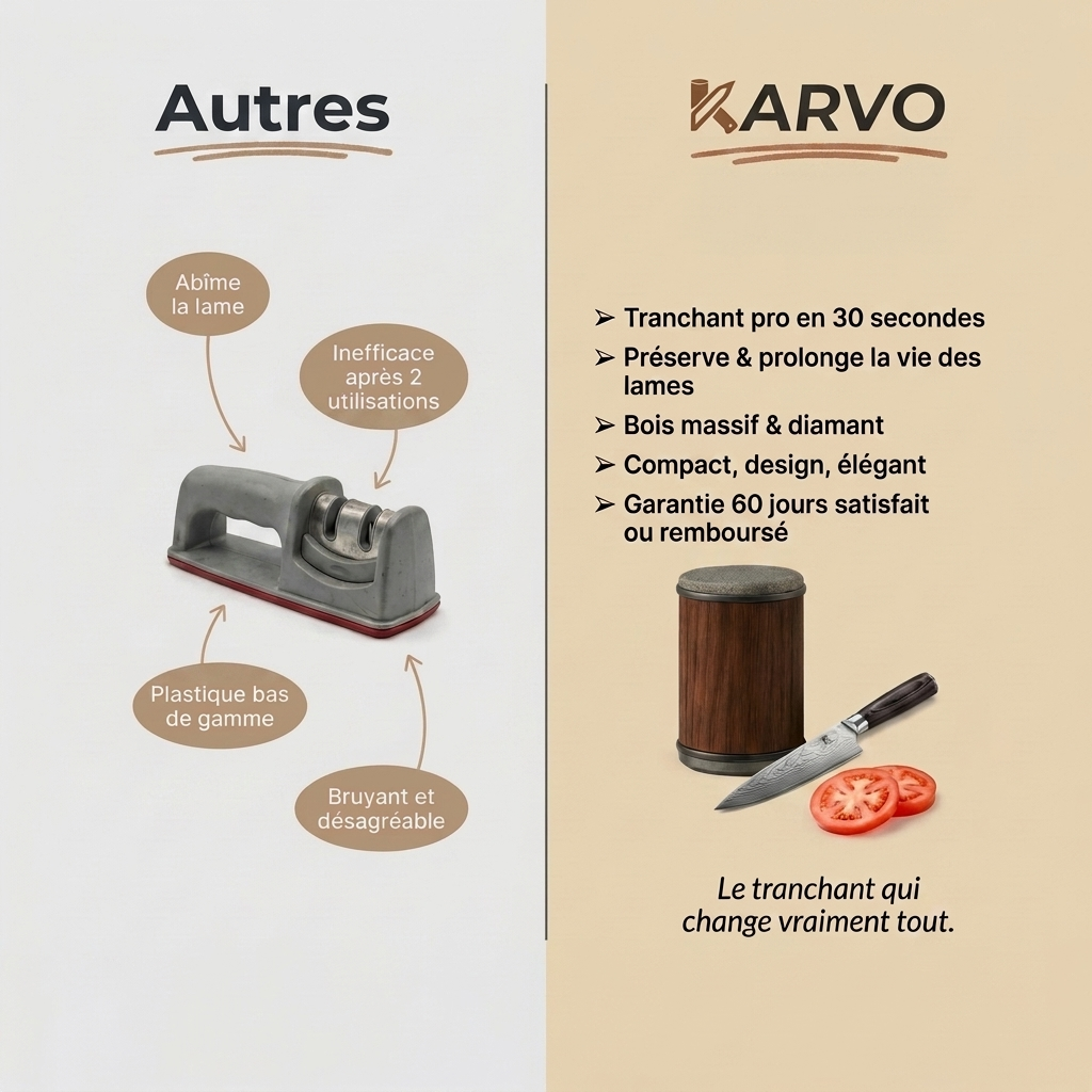 KARVO® - L’aiguiseur des grands chefs